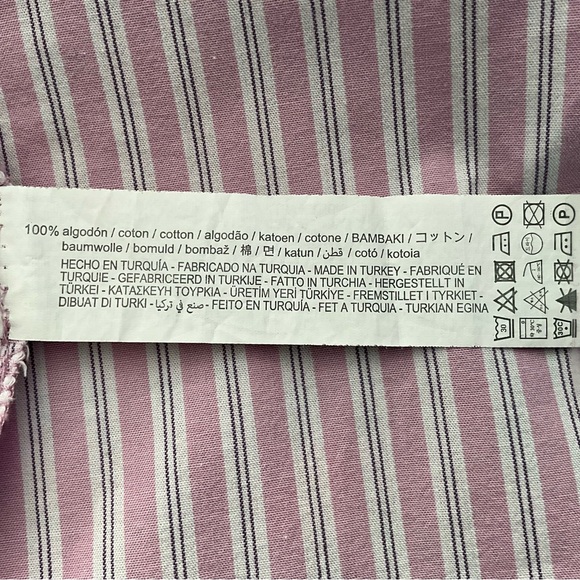 Zara Oversized Striped Button-Up Shirt Button Spring Shirt - Picture 12 of 12